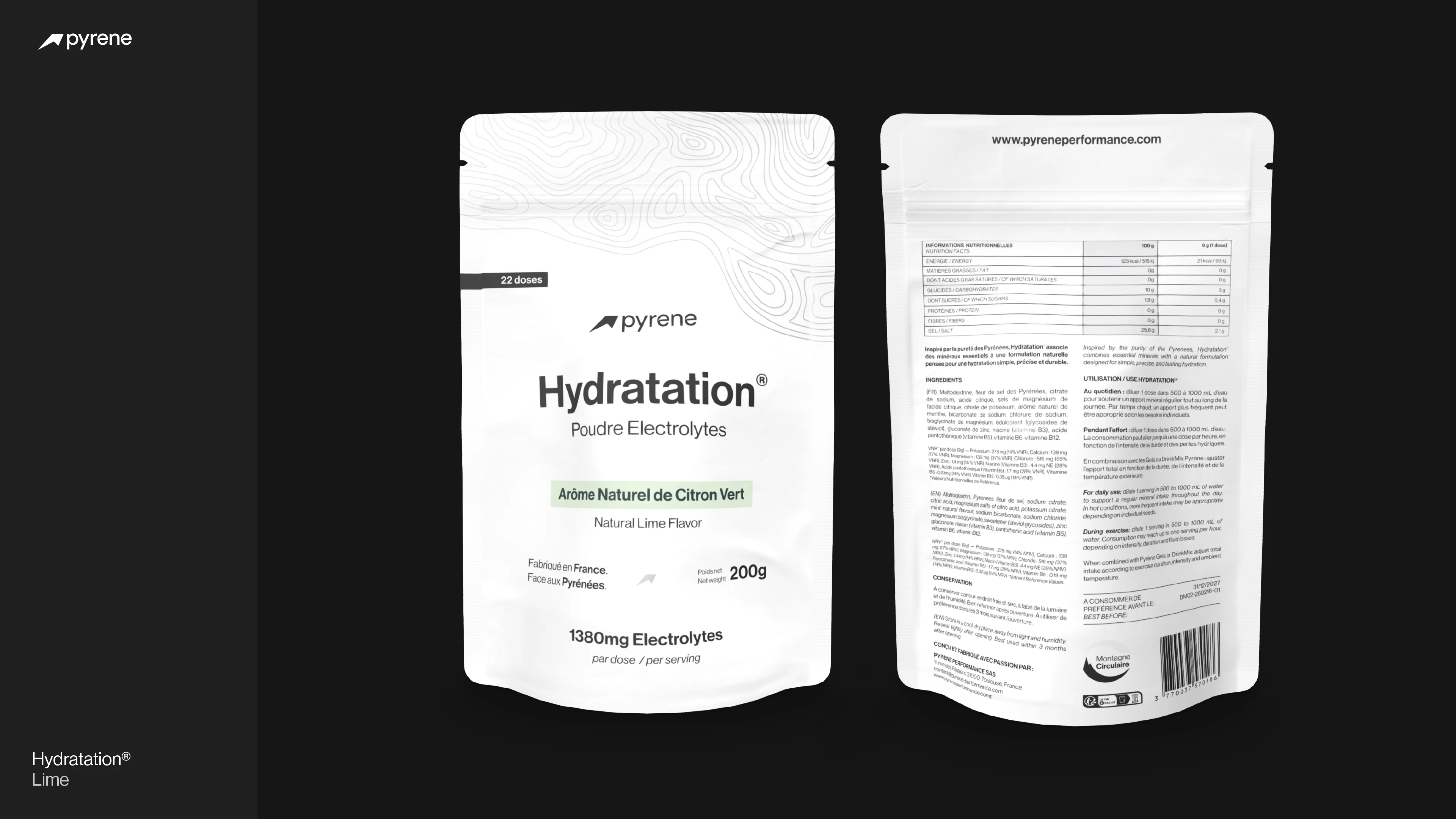 Pyrene® système de packaging — grille d'étiquetage et hiérarchie d'information